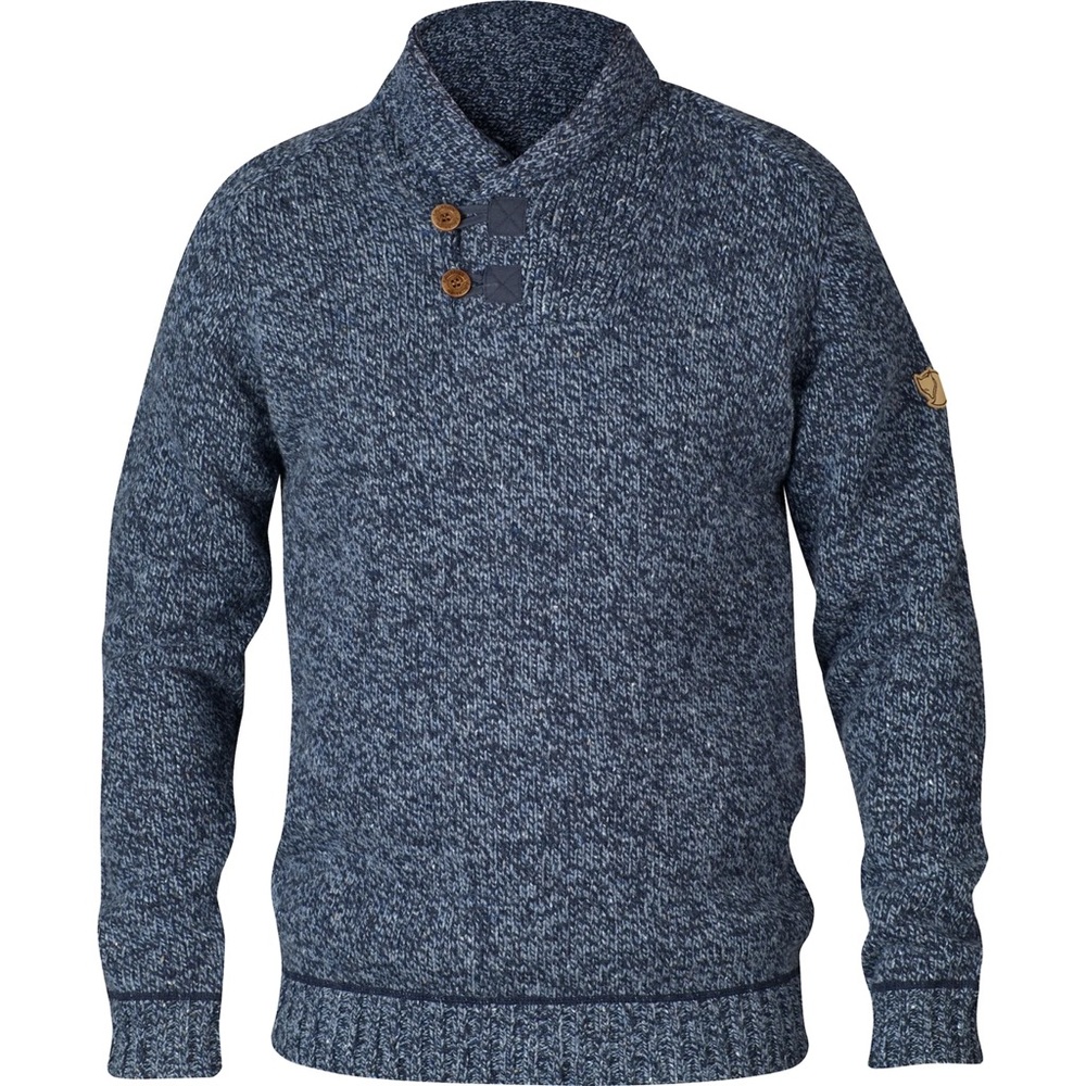 Fjallraven Lada wool sweater, navy